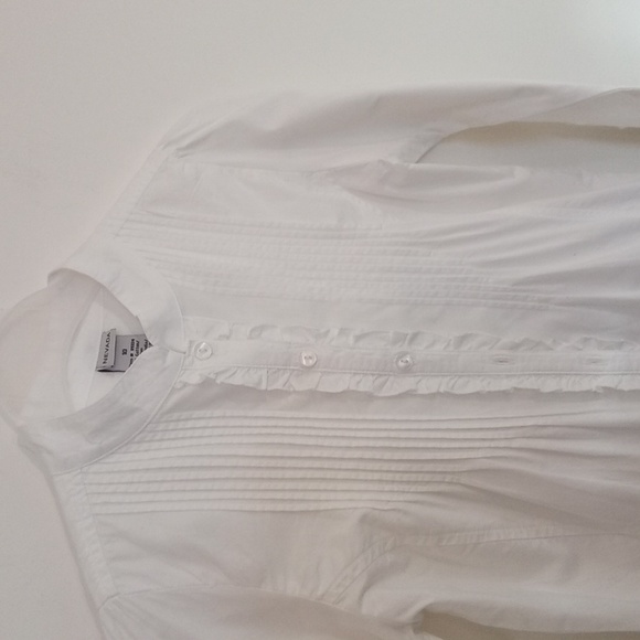 Nevada Girls White Cotton Blouse - Picture 4 of 9